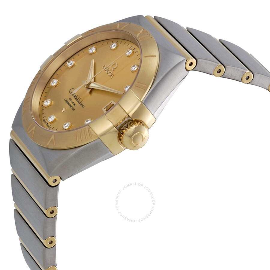 Pre-owned Omega Constellation Automatic Champagne Dial Men's Watch 12320382158001 - 2