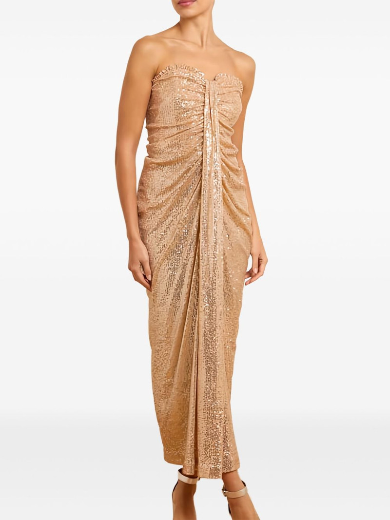 Needle & Thread Amora strapless dress outlook
