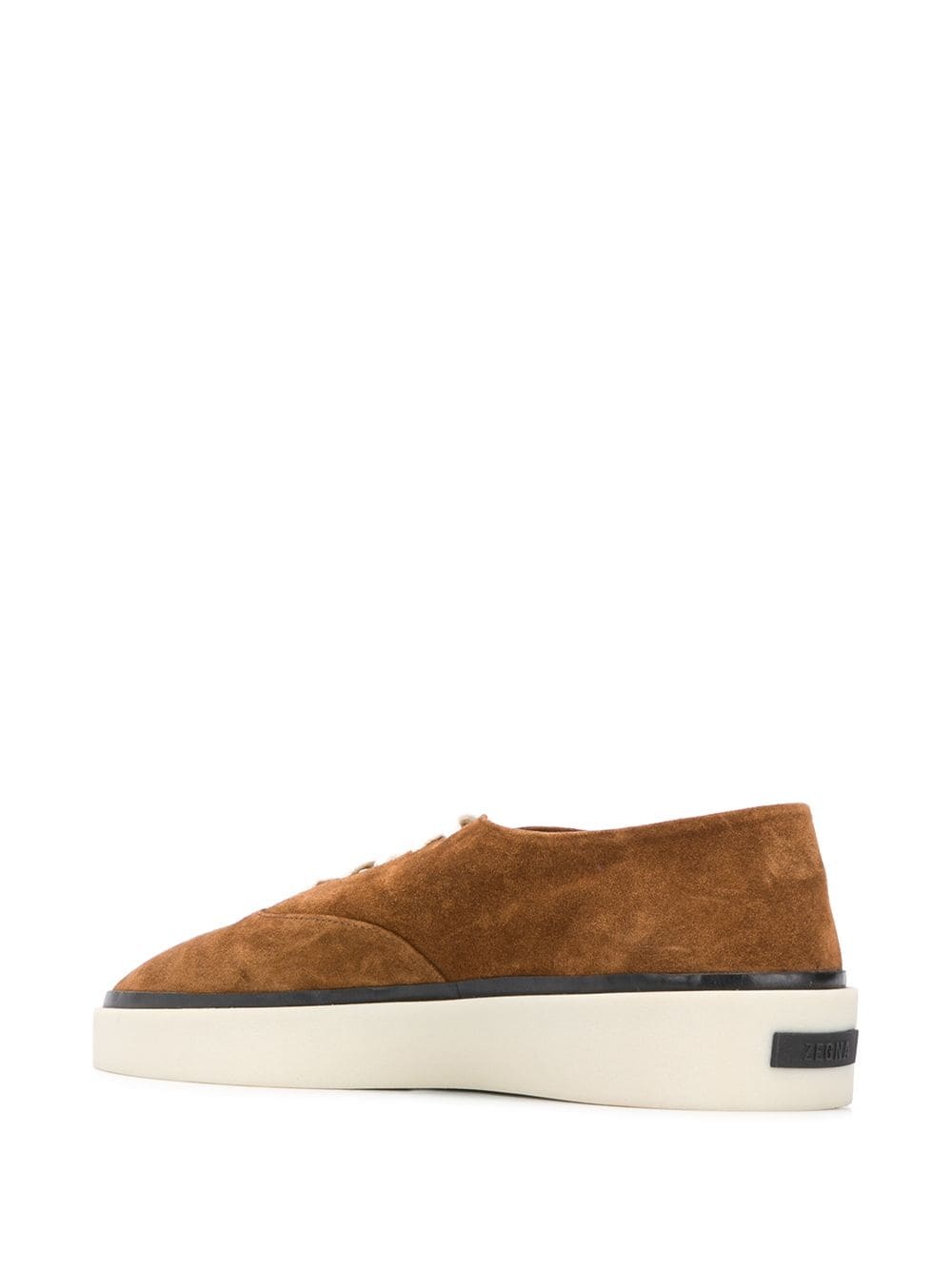 FEAROFGODZEGNA low-top suede sneakers - 3