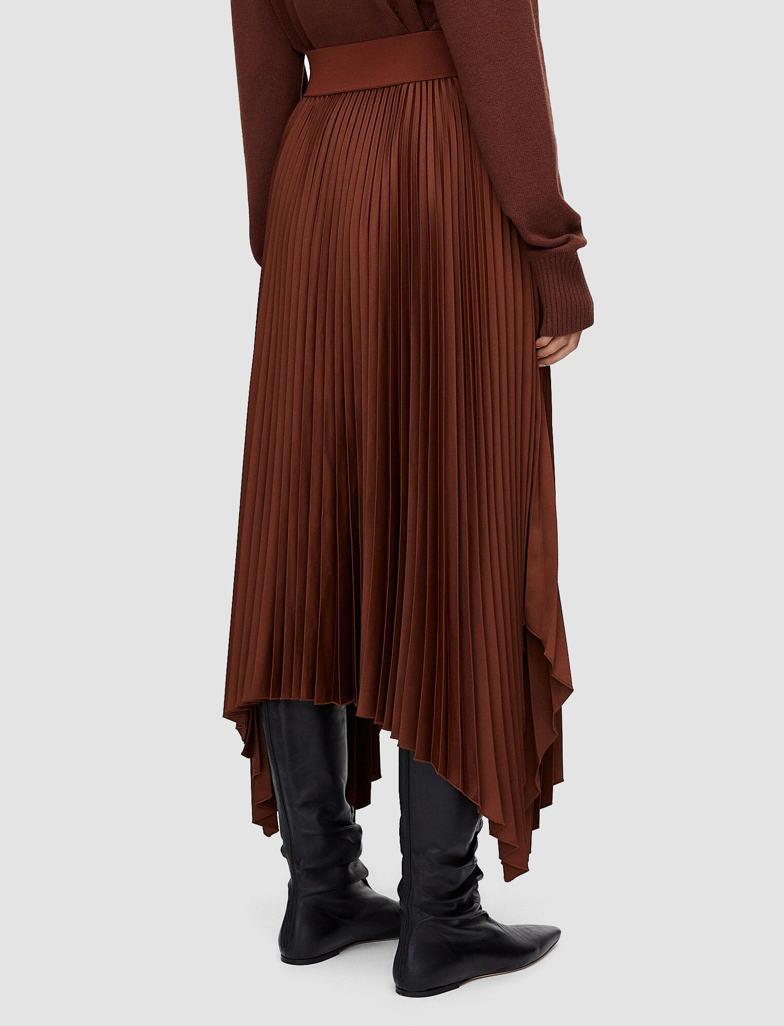 Knit Weave Plissé Ade Skirt - 3