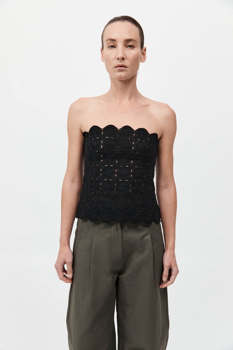 Doily Top - Black - 2