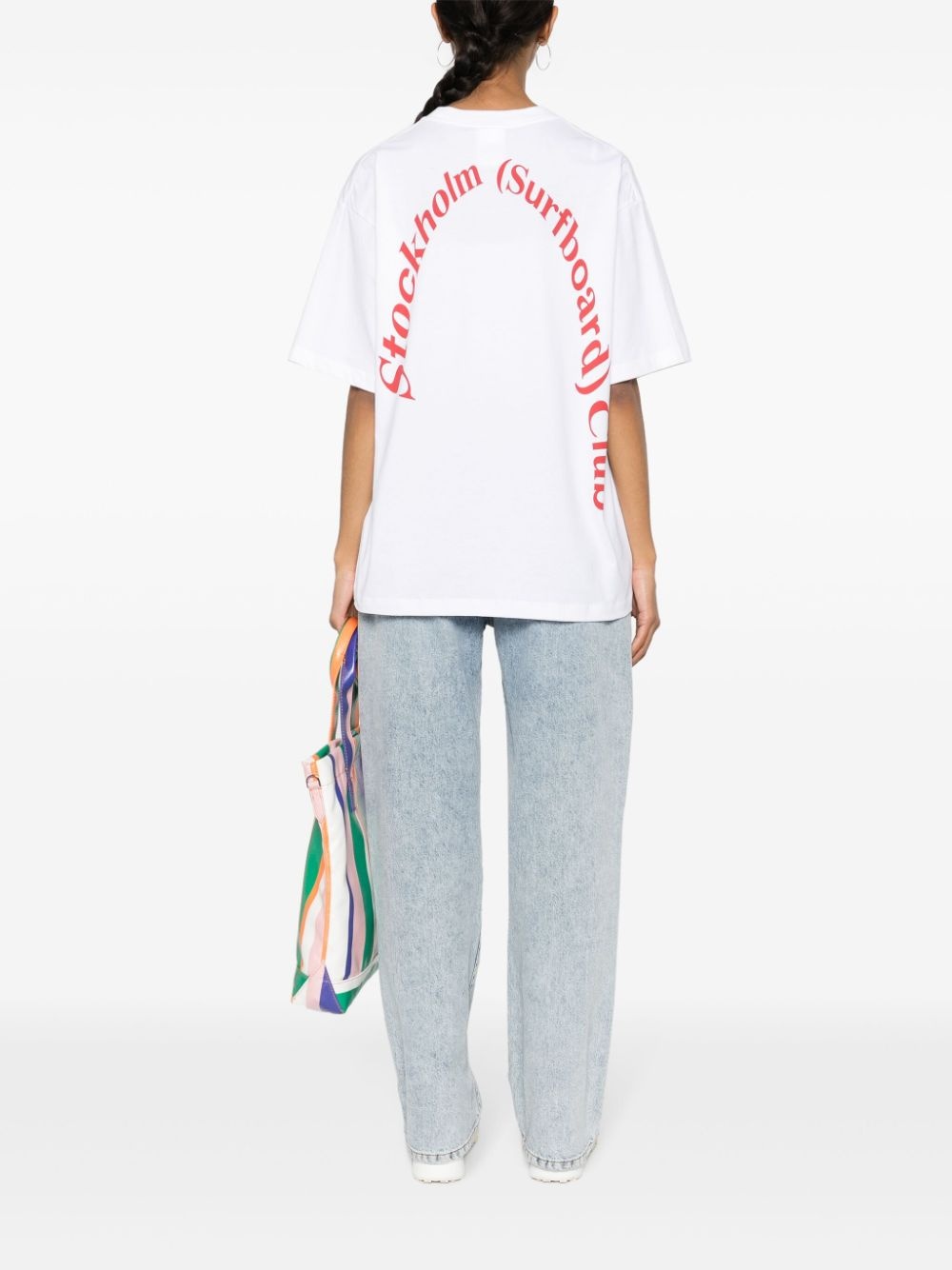 logo-print cotton T-shirt - 3