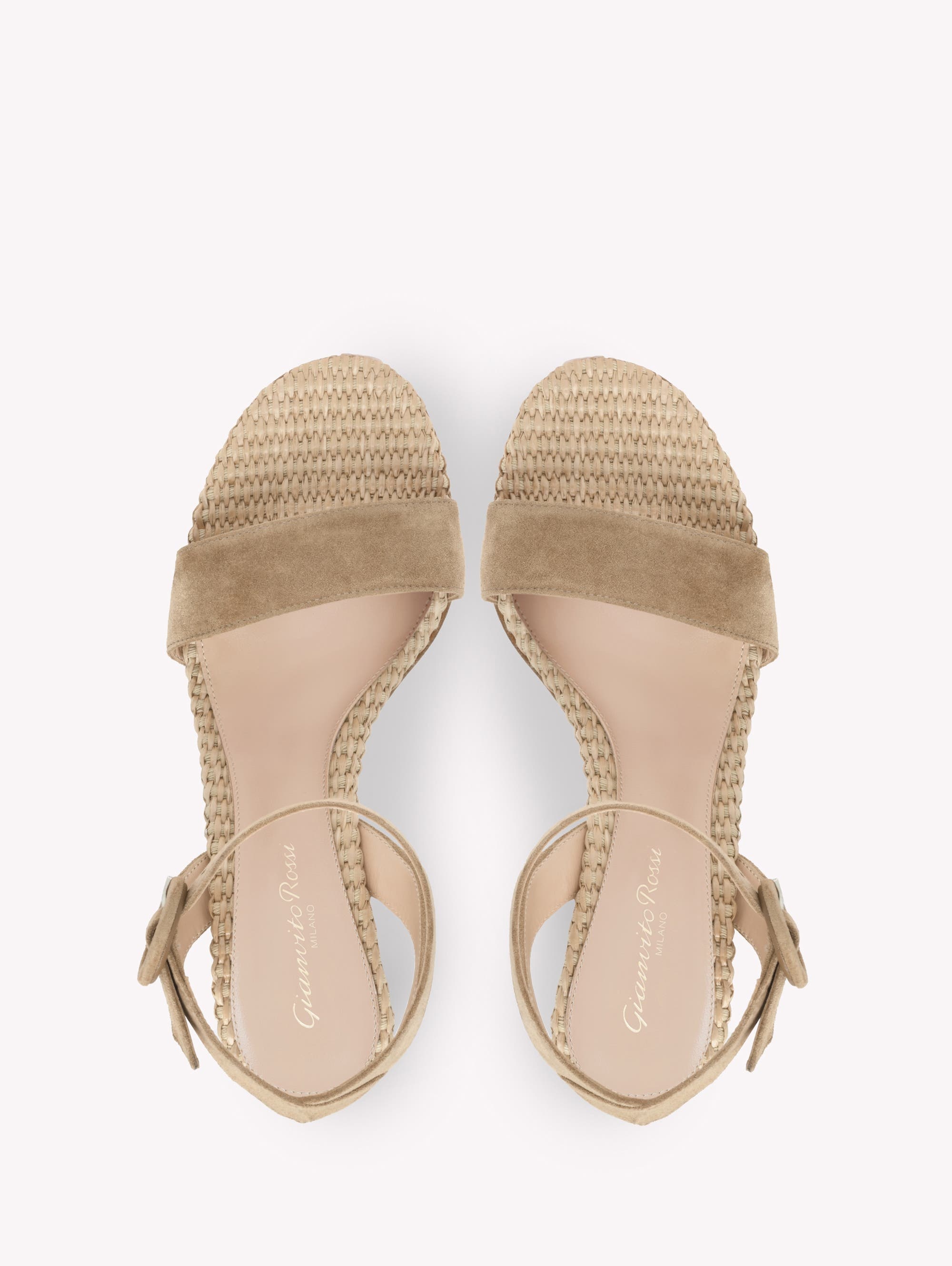 Gianvito Rossi Luana Sandals in Brown at Nordstrom - 3