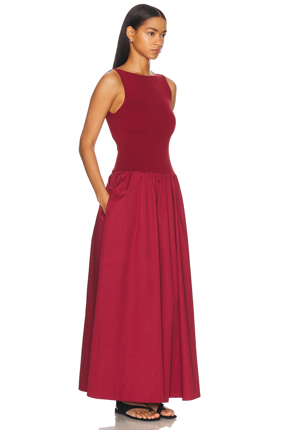 Bateau Cut Out Dress - 2