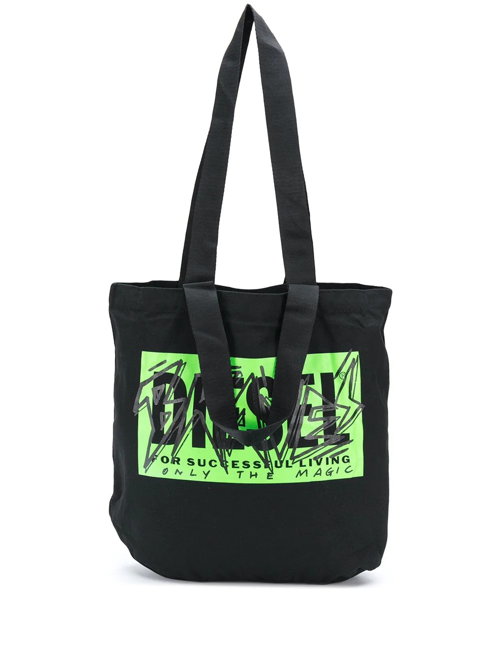 Lyvenza maxi-logo print tote bag - 1