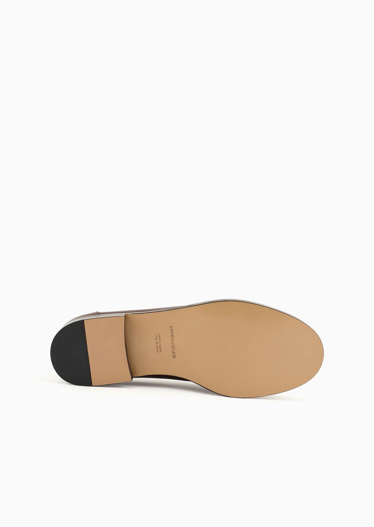 Polished leather loafers with stirrup - 6