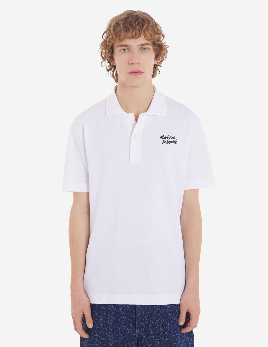 MAISON KITSUNE HANDWRITING COMFORT POLO - 3