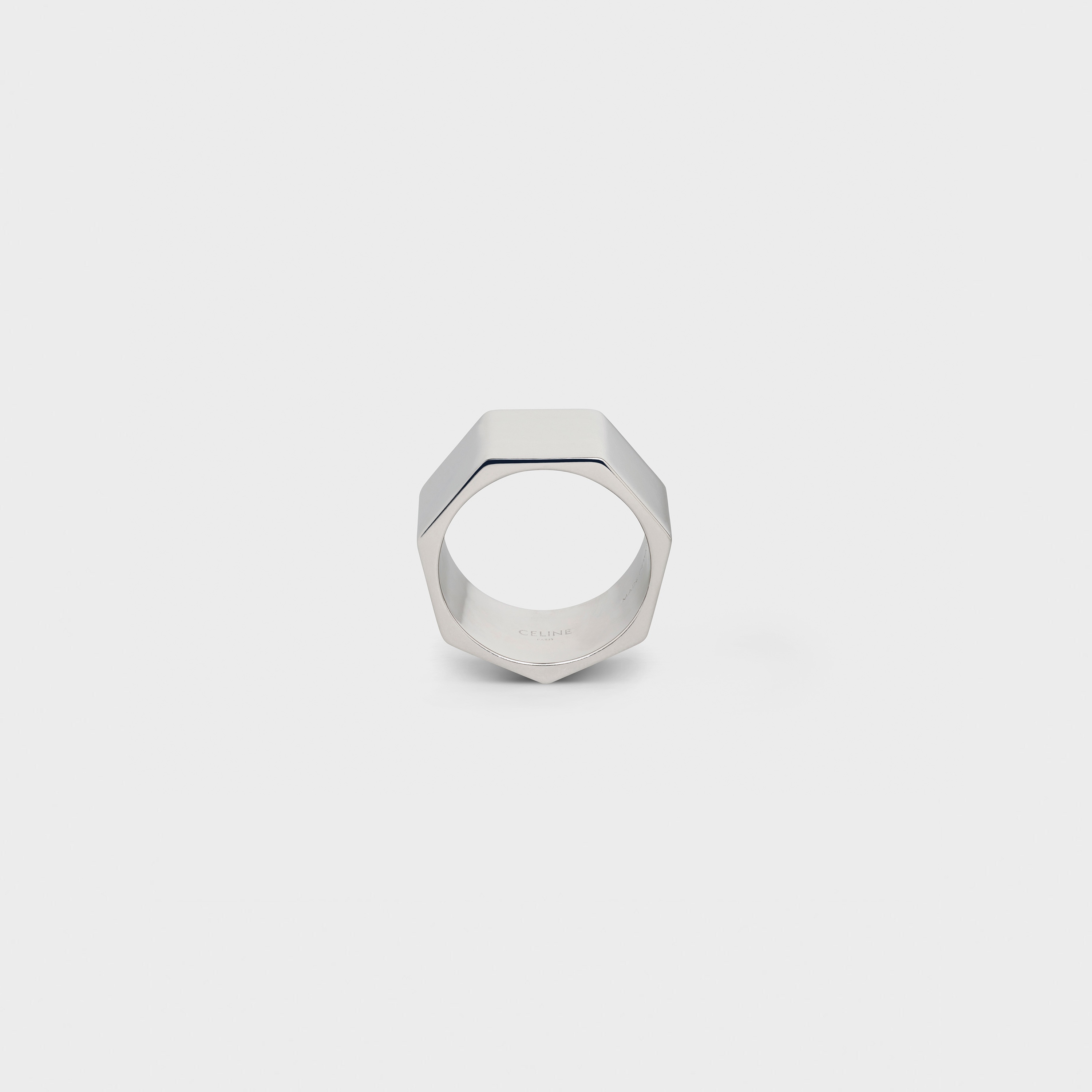 Celine Heritage Heptagon Ring in Sterling Silver - 1