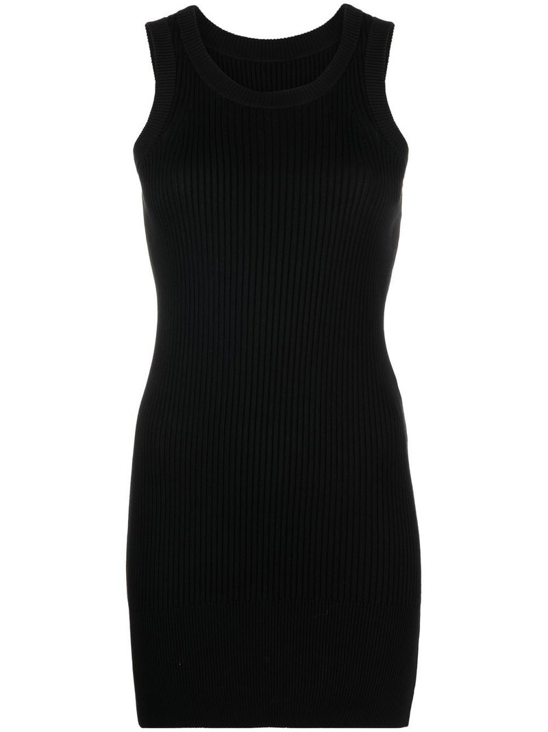 cotton-silk bodycon mini dress 1