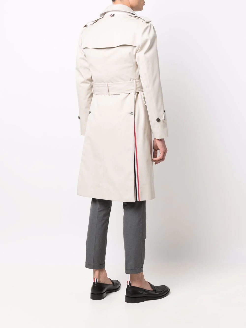 belted trench coat - 4