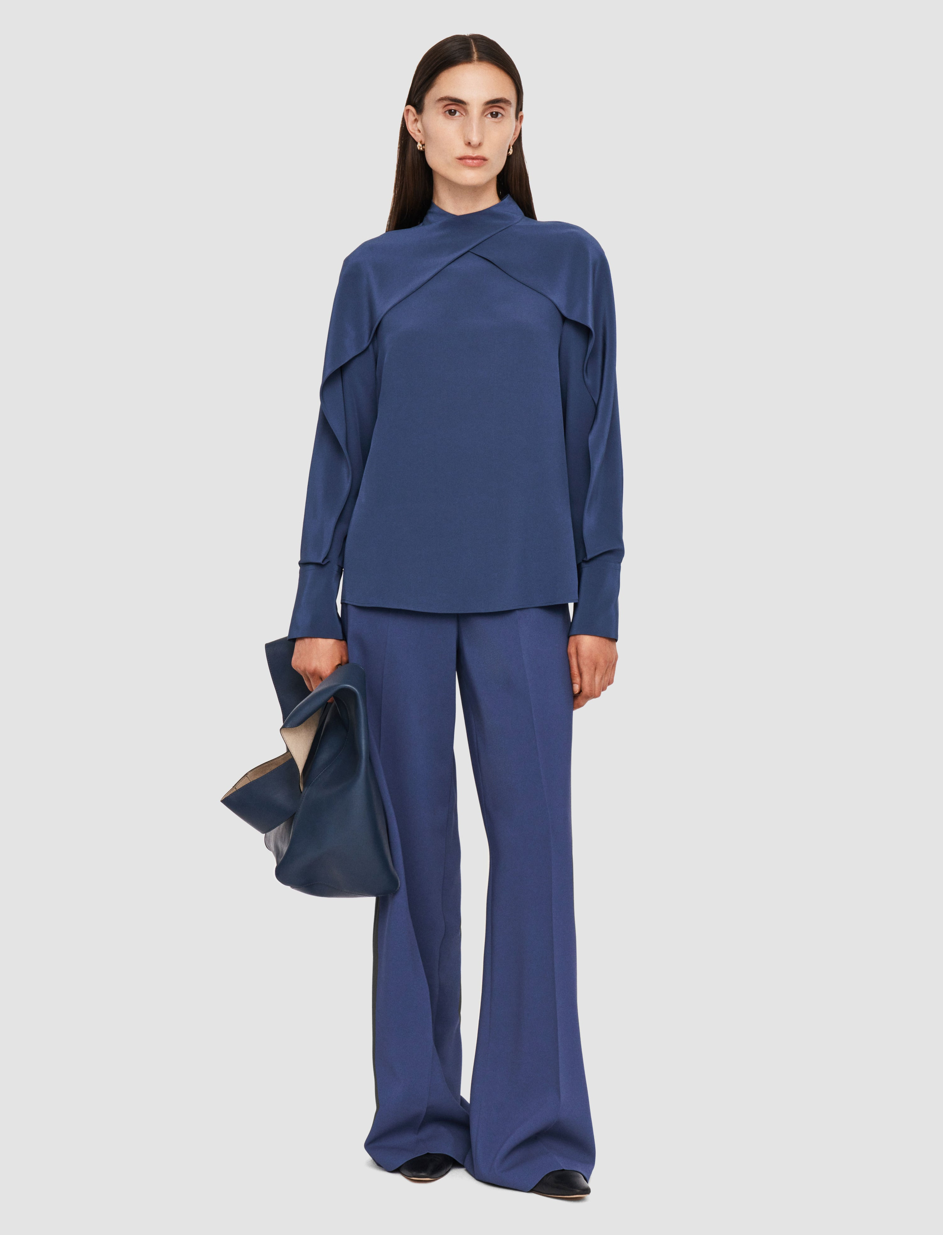 Bailie Silk Crepe de Chine Blouse - 2