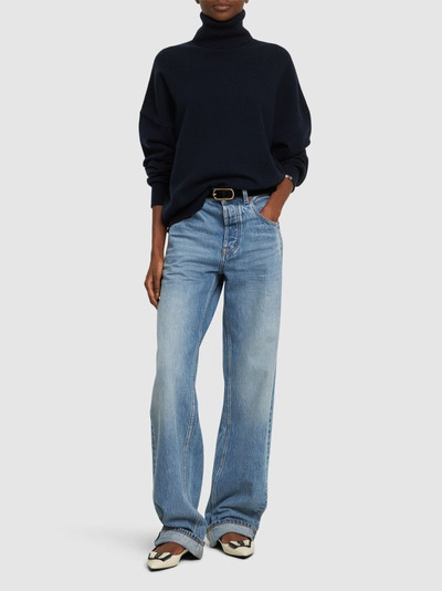 extreme cashmere Jill cashmere blend turtleneck sweater outlook