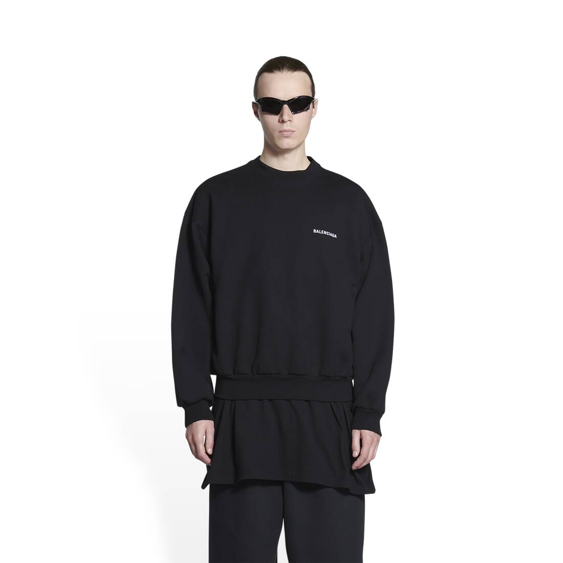 Women's Balenciaga Sweatshirt Regular Fit in Black - 5