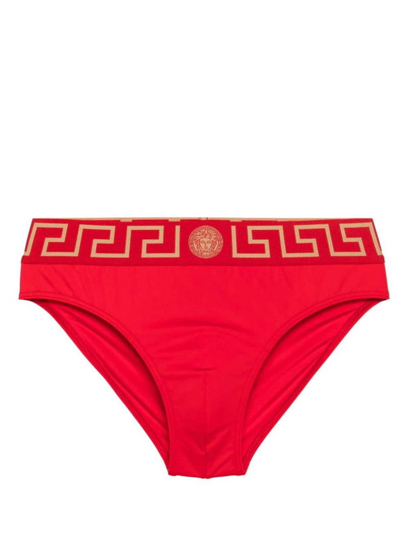 Greca-waistband 수영 반바지 1