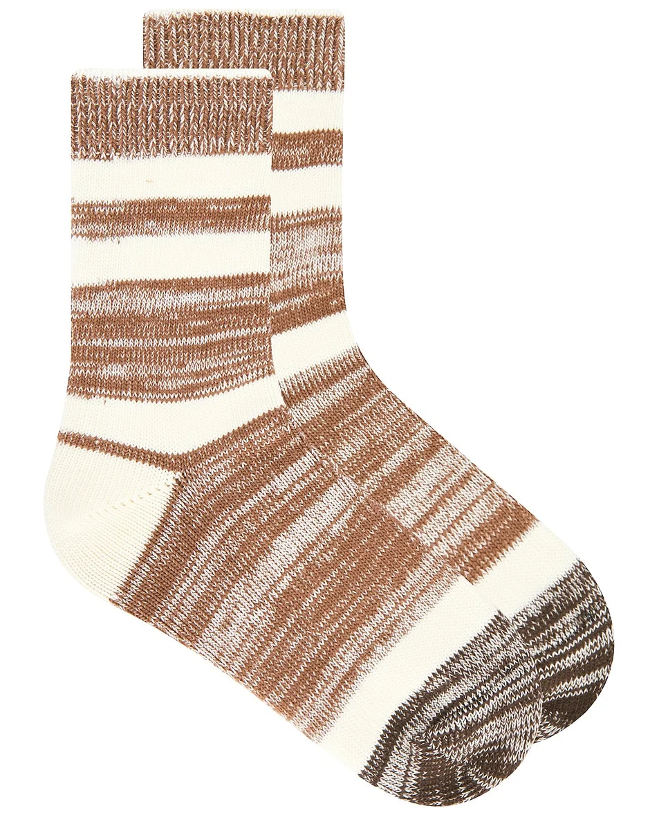 Heather Stripe Sock - 1