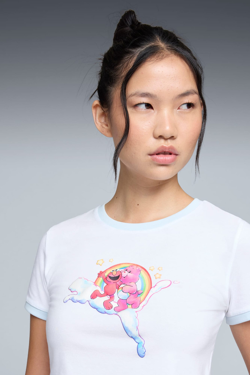 PUMA x CARE BEARS x SESAME STREET Women's Baby Tee 4