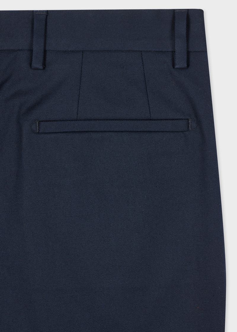 Paul Smith Mid-Fit Navy Stretch-Cotton Chinos outlook
