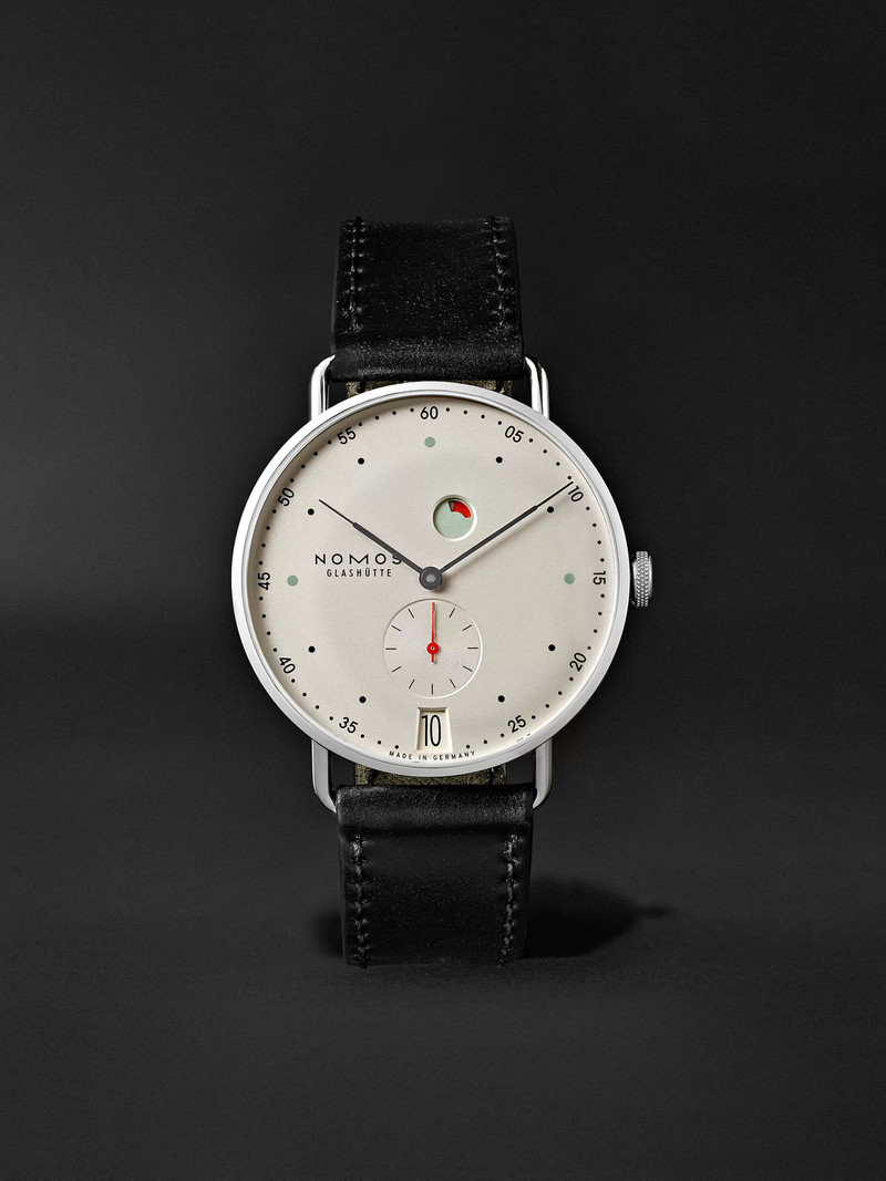 Metro Datum Gangreserve Stainless Steel Watch, Ref. 1101 1