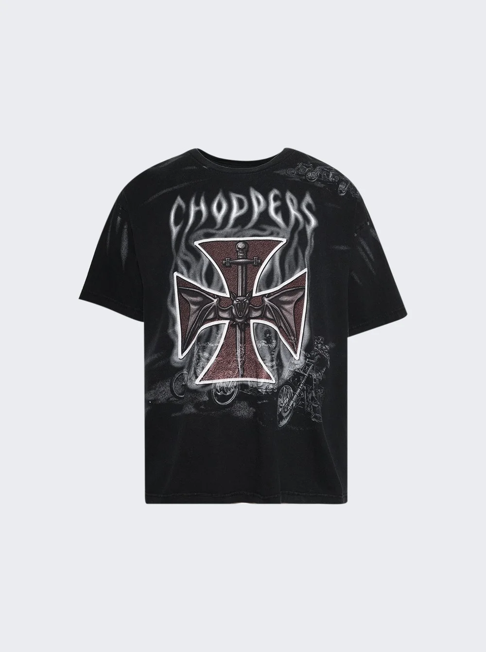 Choppers Vintage Tee Black - 1