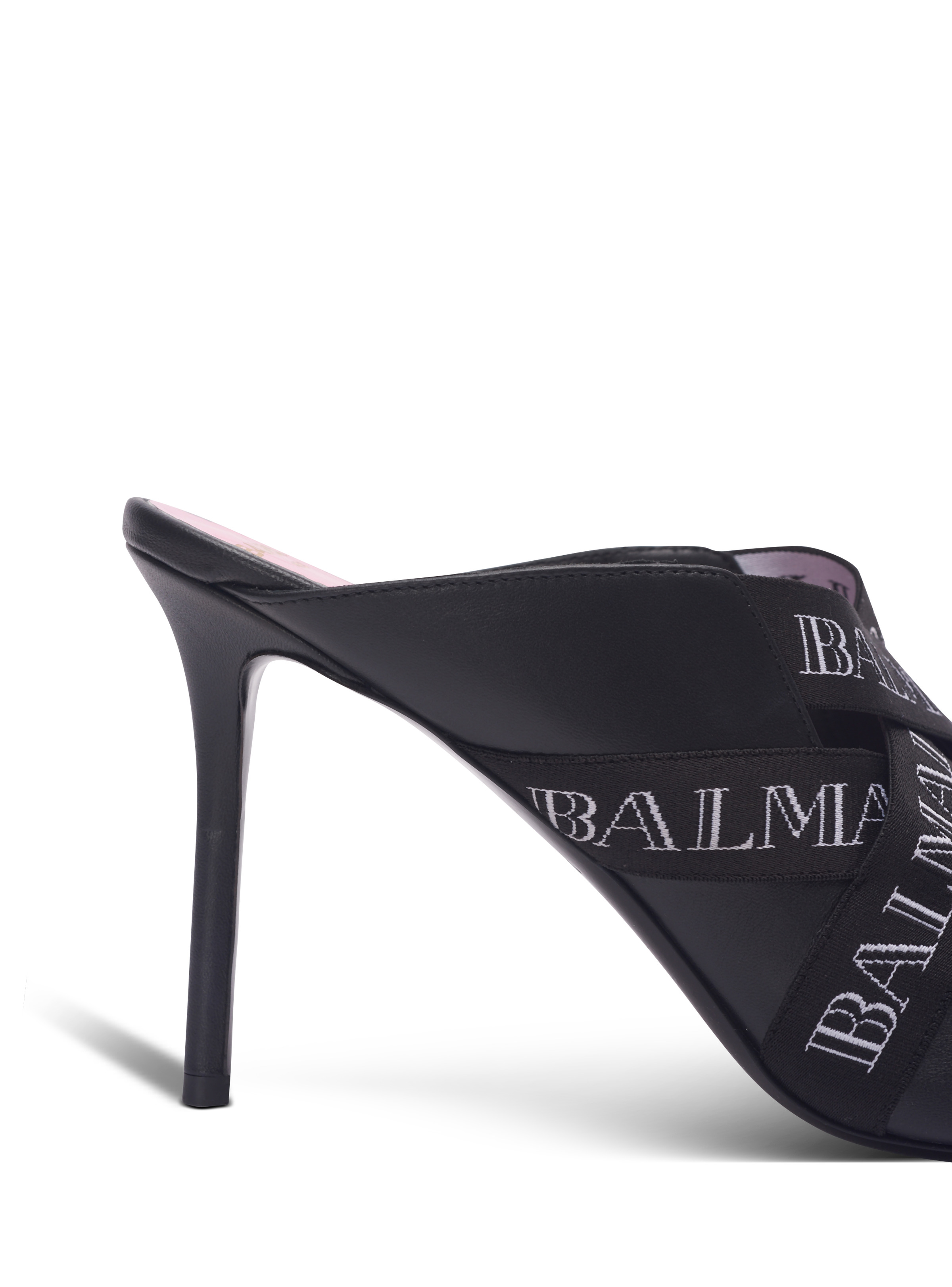 Balmain Ruby mules with Vintage Balmain straps | REVERSIBLE