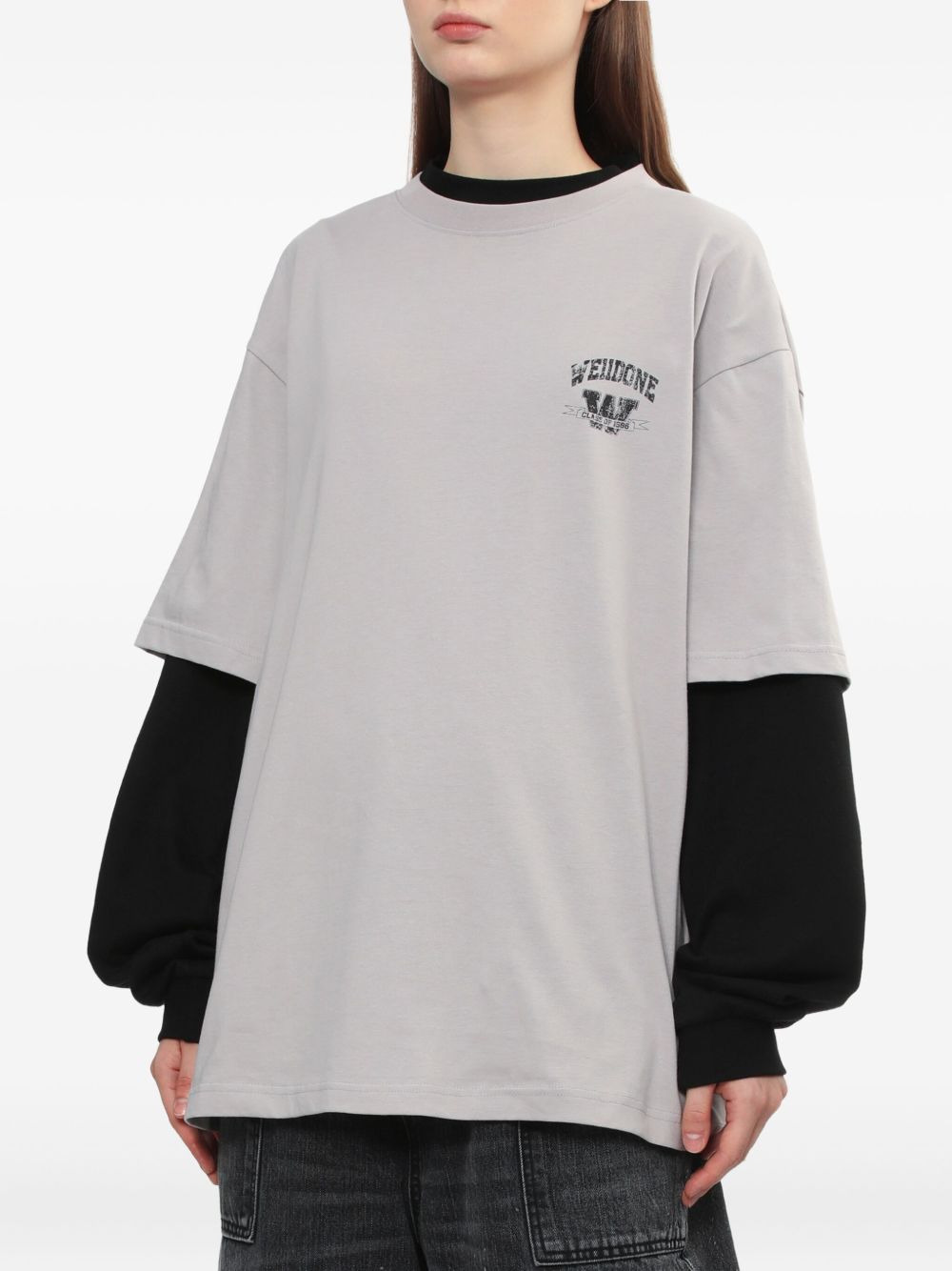 layered graphic tee - 2