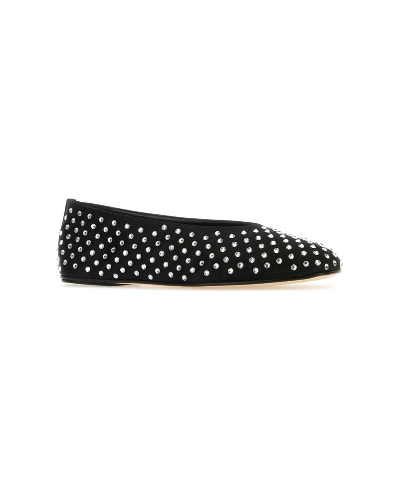 MAGDA BUTRYM Black Satin Ballerinas outlook