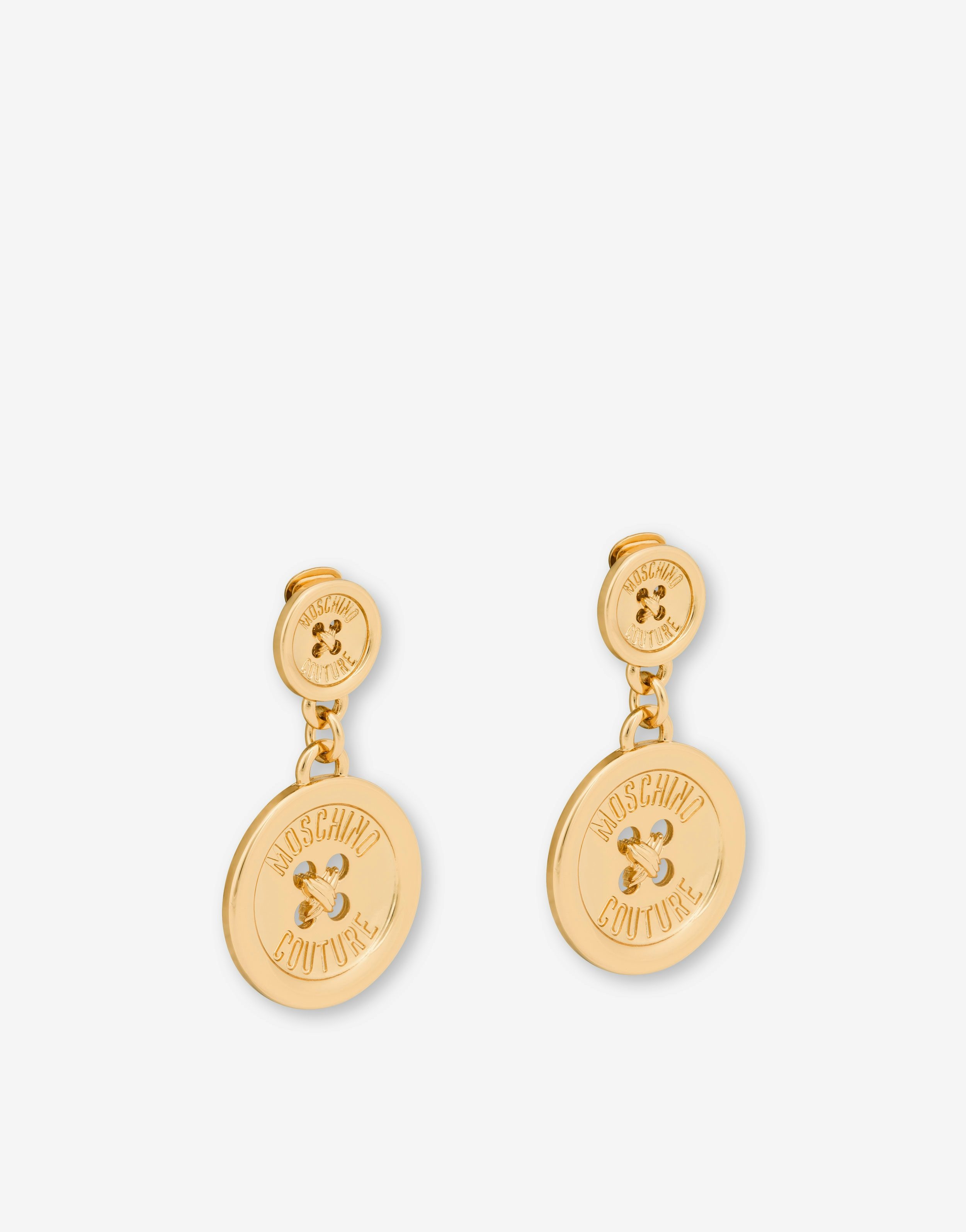 MOSCHINO BUTTONS EARRINGS - 2