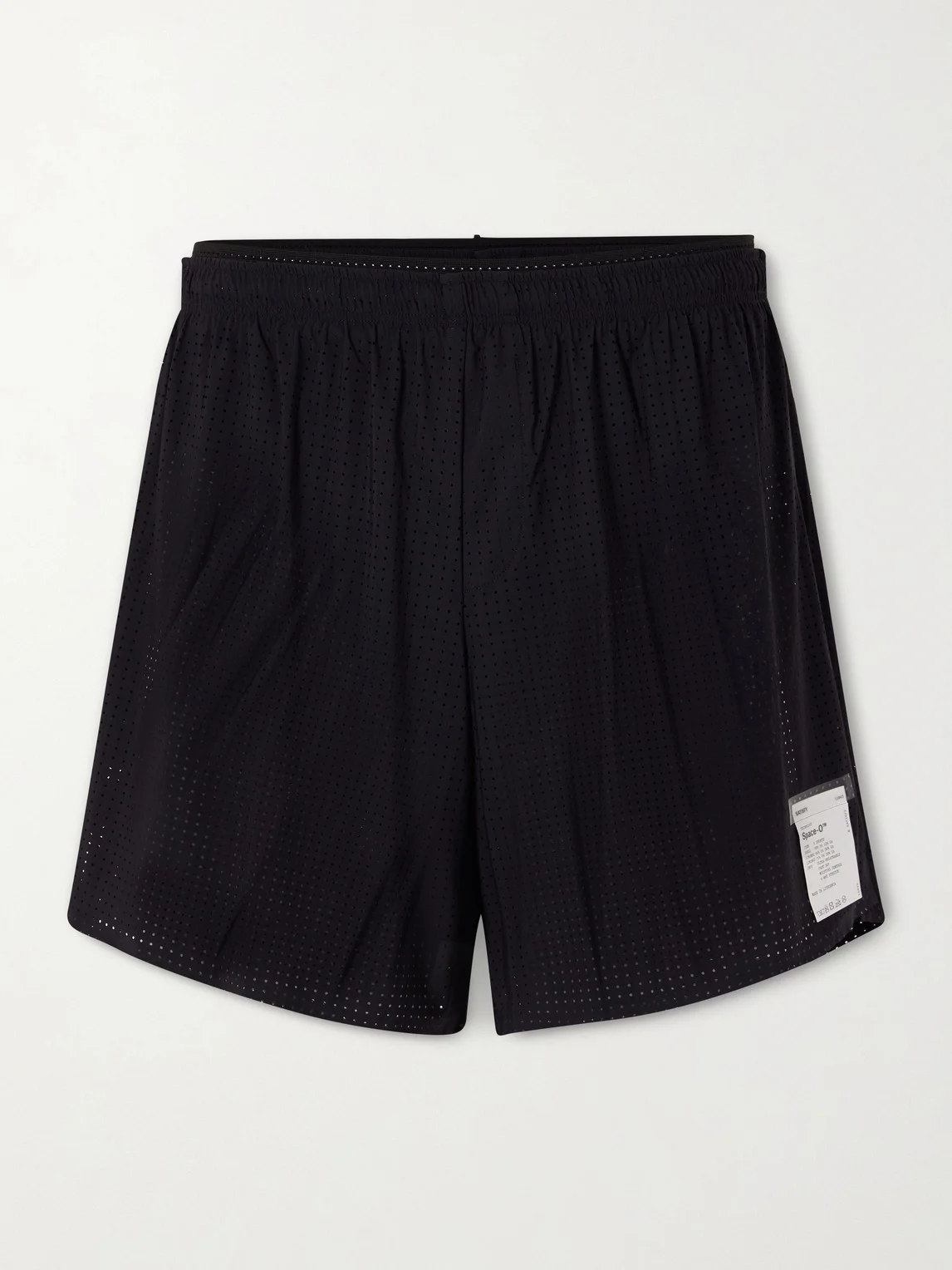 Straight-Leg Logo-Appliquéd 5" Space‑O™ Shorts - 1