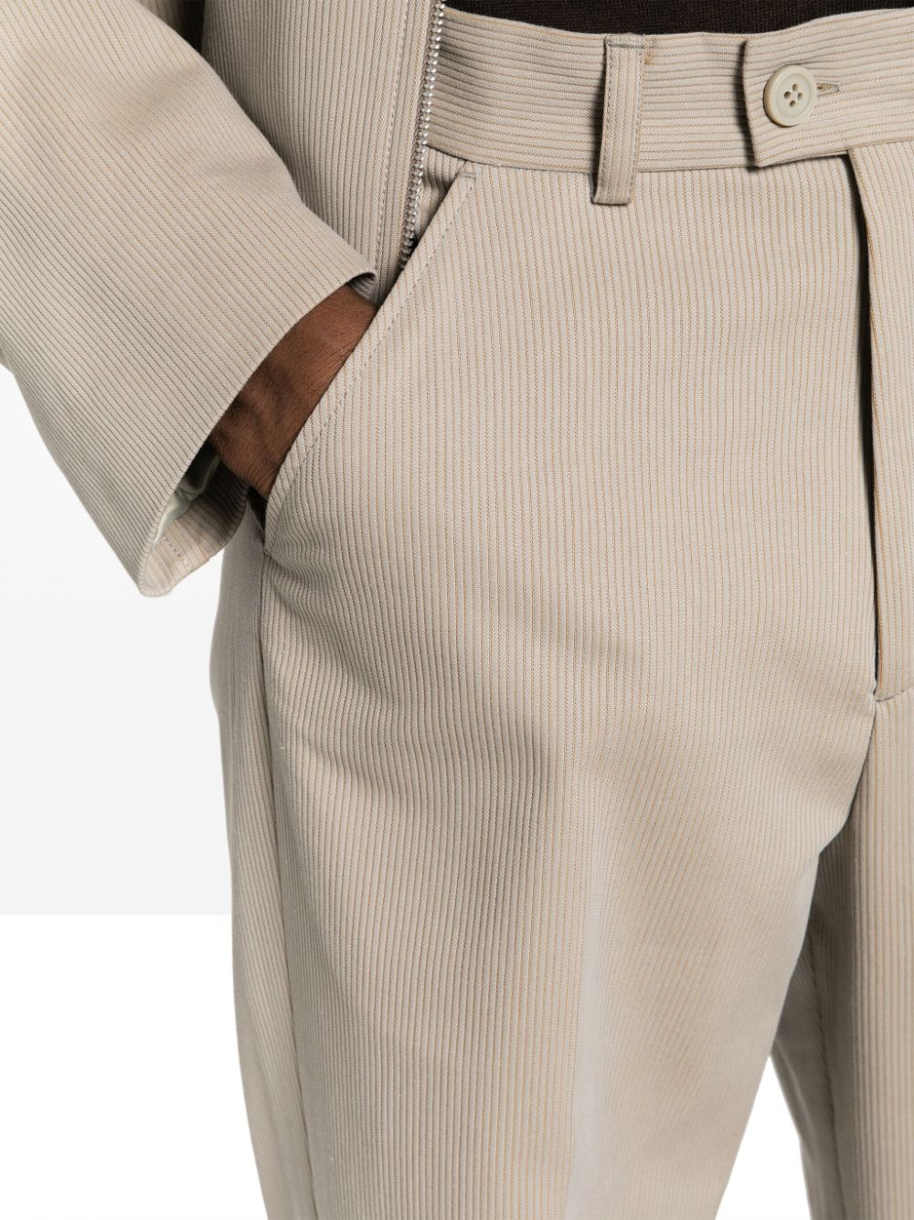 Darien corduroy straight-leg trousers - 5