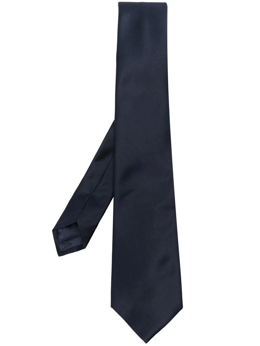 pointed silk tie - 1