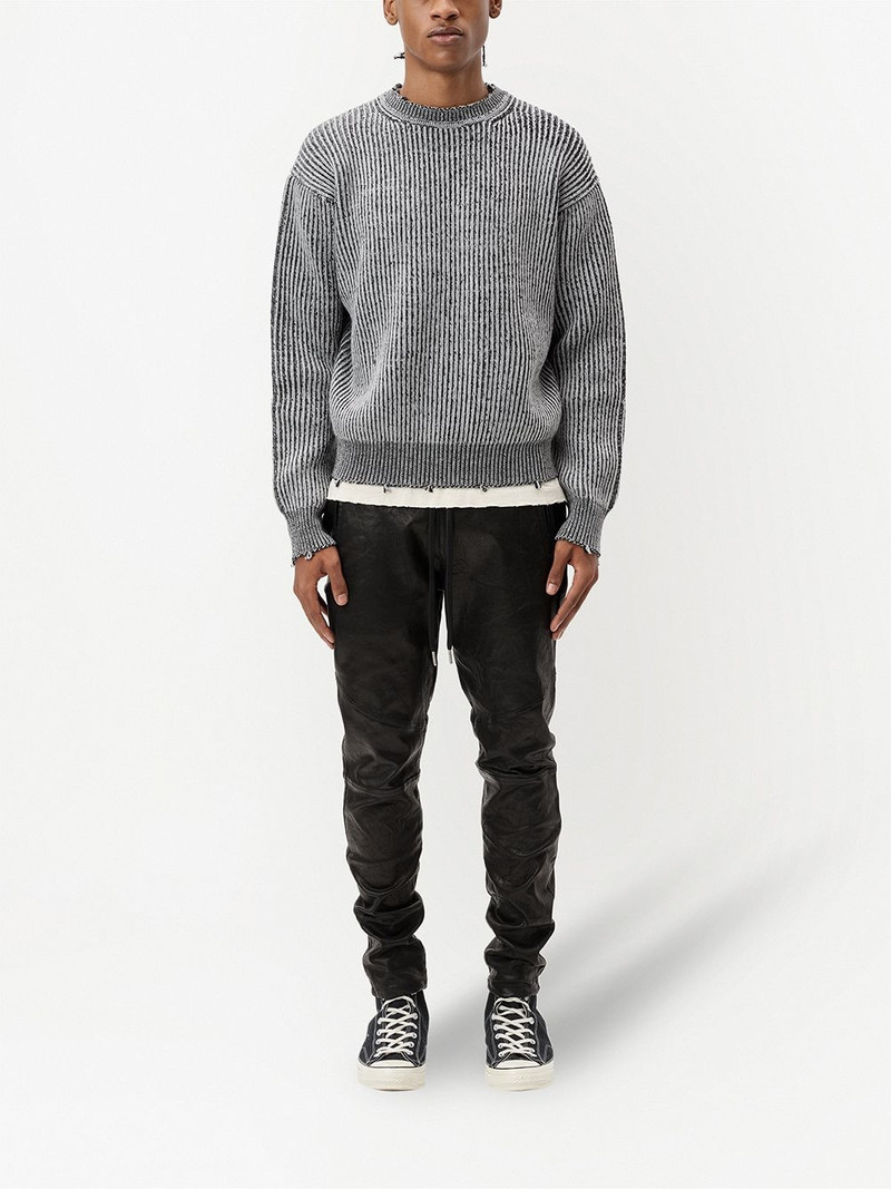 John Elliott ribbed-knit crewneck jumper outlook