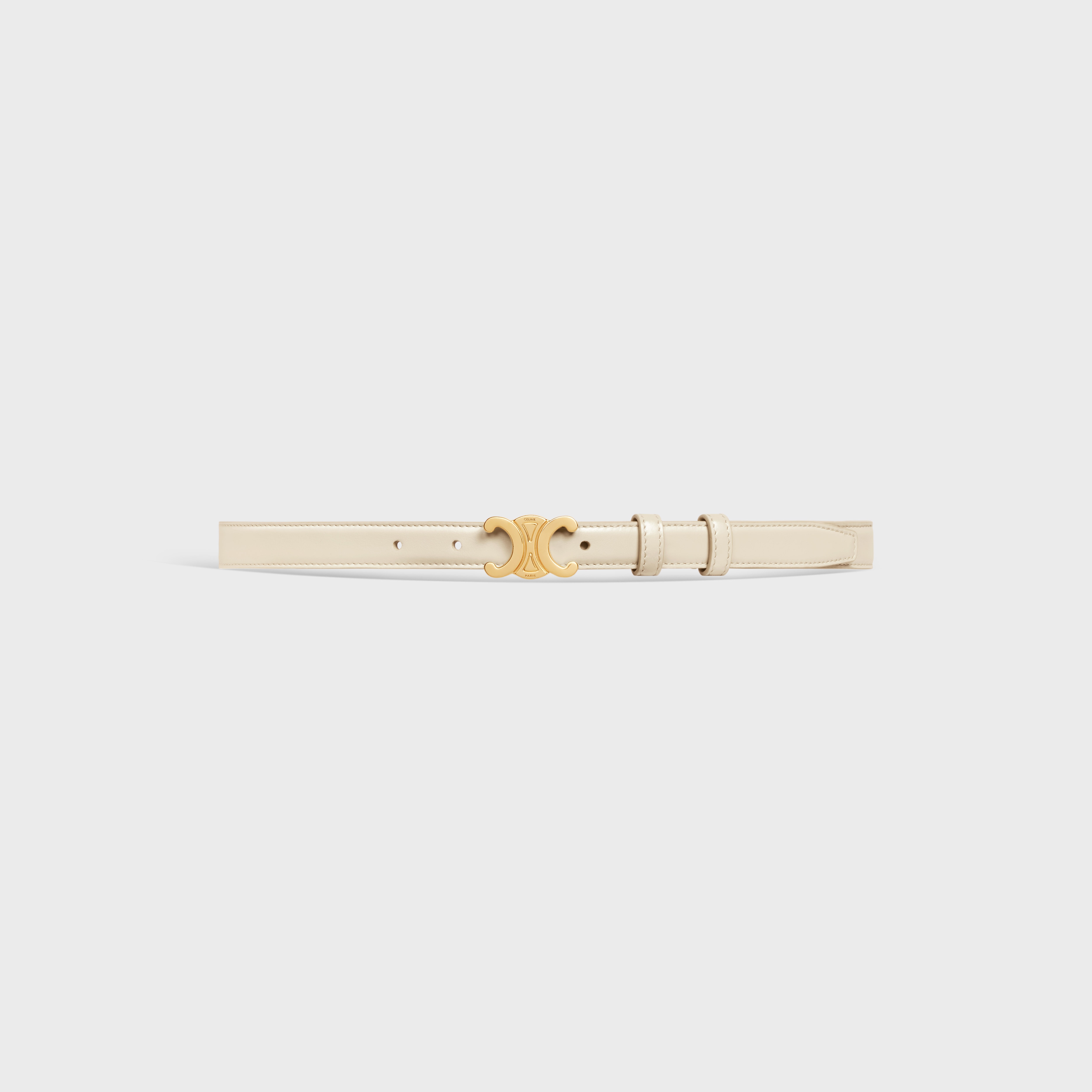 Small Triomphe Belt in Taurillon Leather - 1