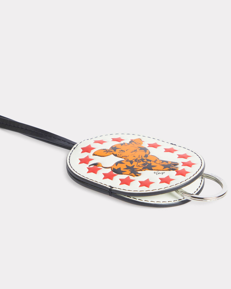 'KENZO Cartoon' charm in leather 3