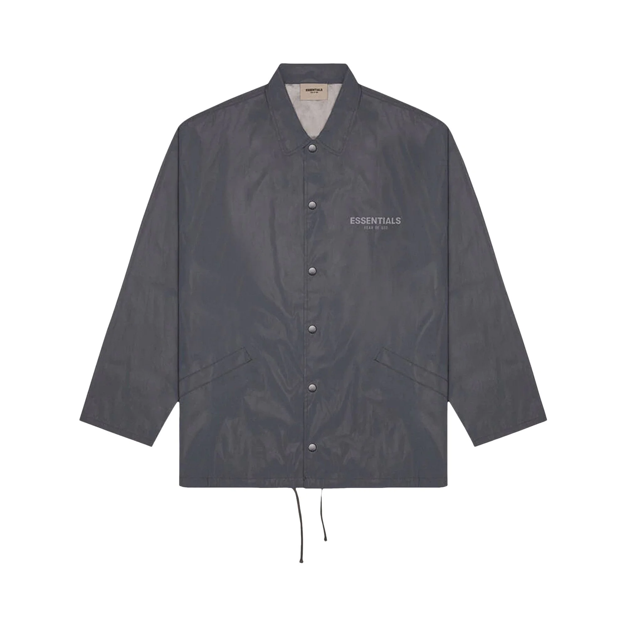 Fear of God Essentials Coach Jacket 'Black Reflective' - 1