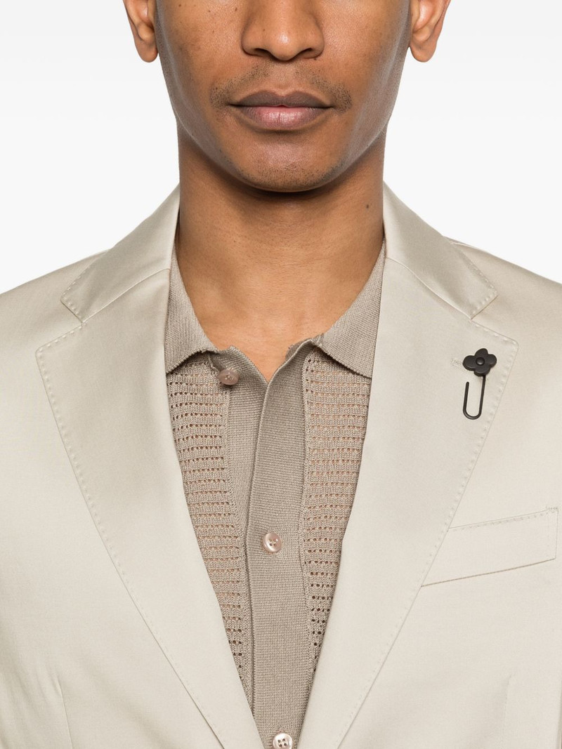 single-breasted cotton suit 4