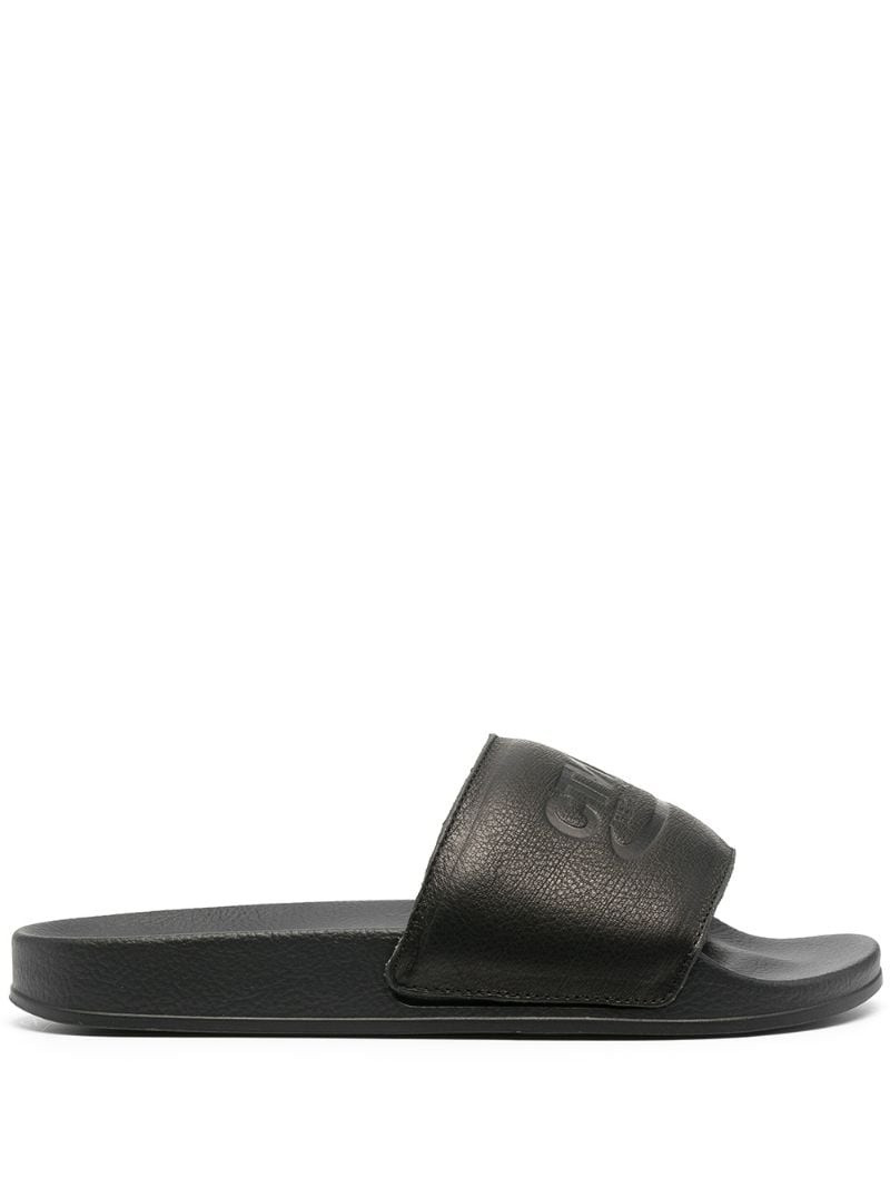 Heron Preston logo-debossed open-toe slides outlook