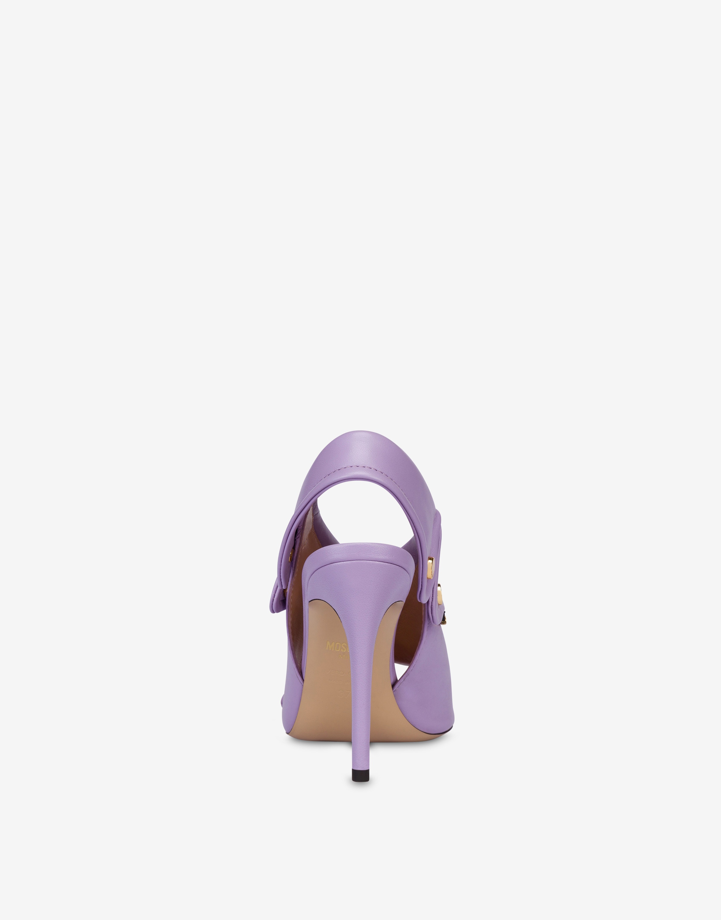 NAPPA LEATHER BIKER-STYLE SLINGBACKS - 3