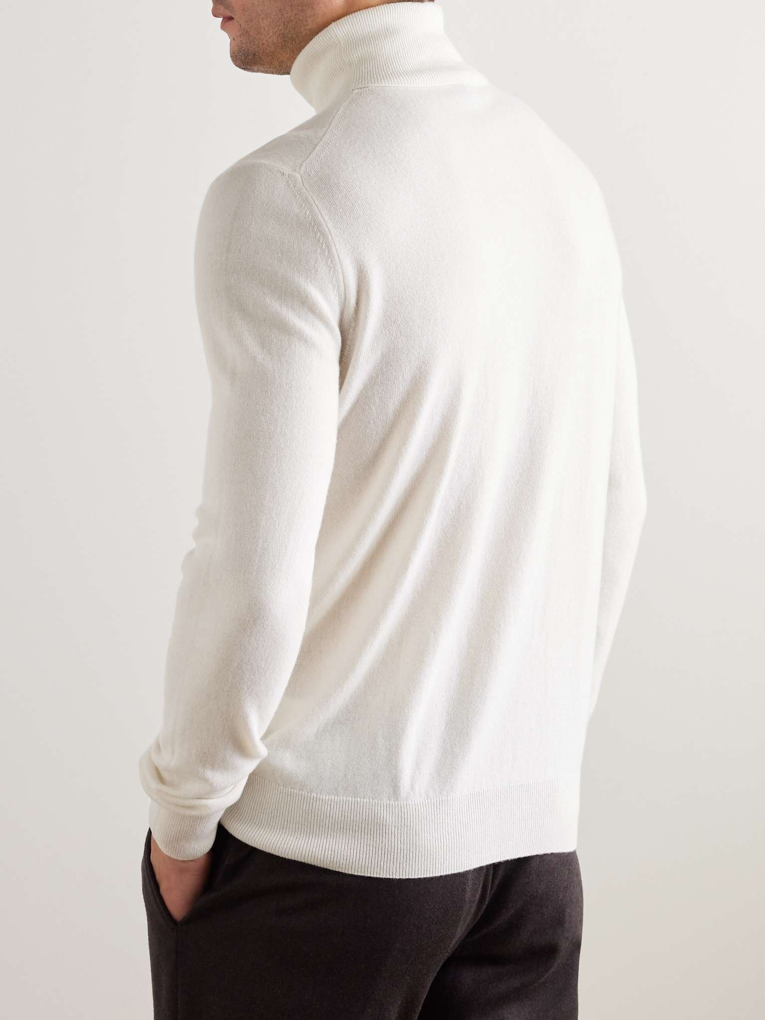 Slim-Fit Cashmere Rollneck Sweater - 4