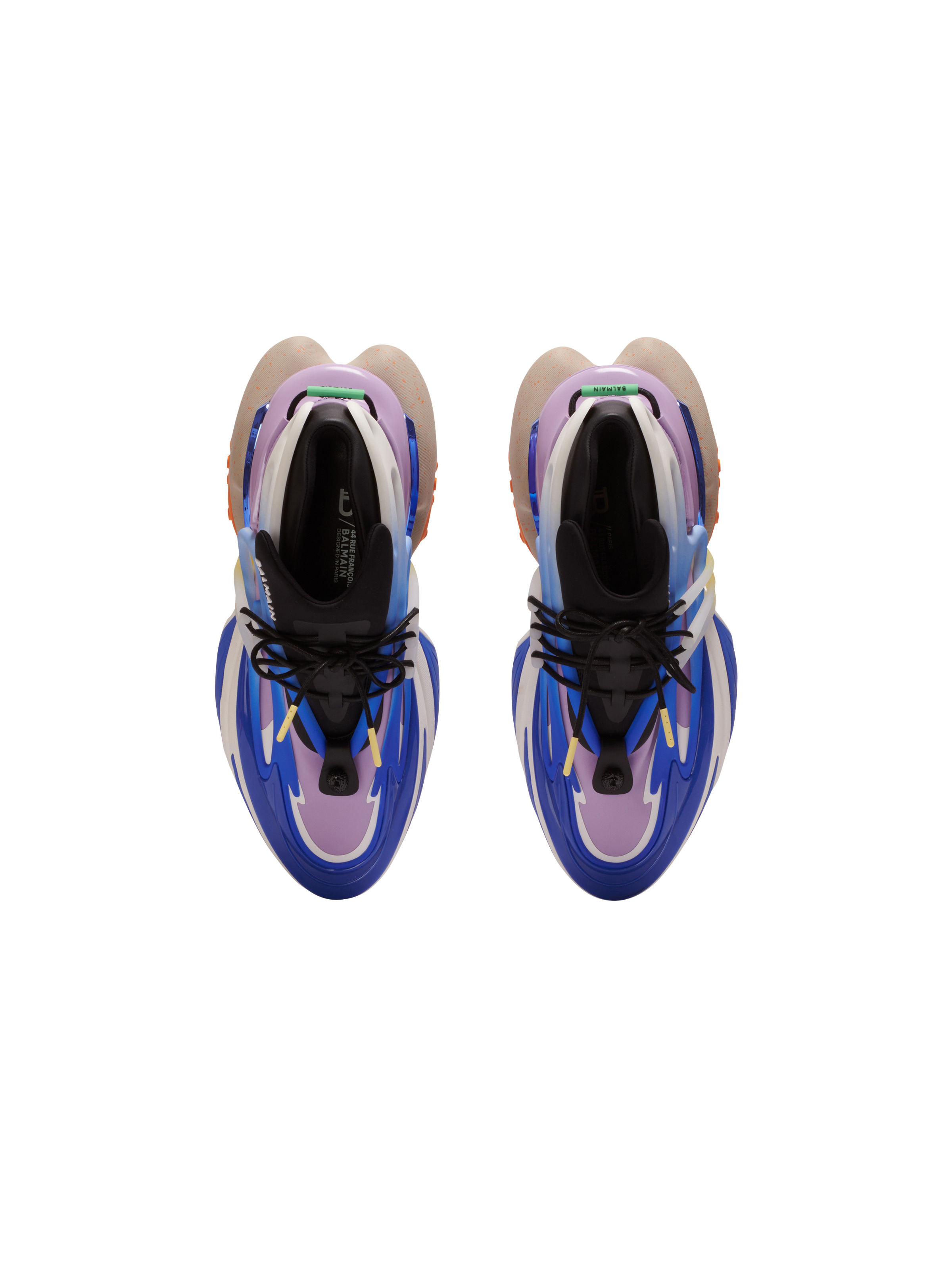 Unicorn low-top sneakers in neoprene and leather - 3