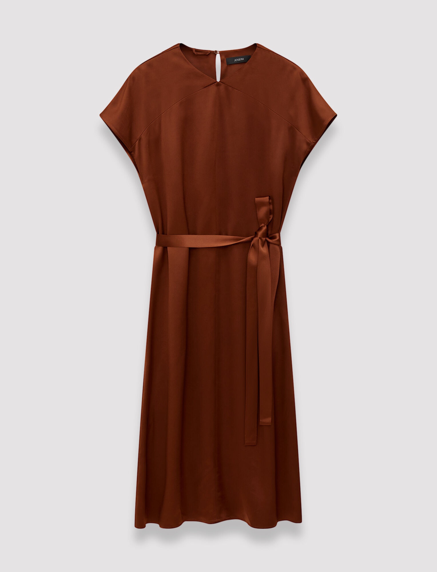 Silk Satin Dauphine Dress - 1