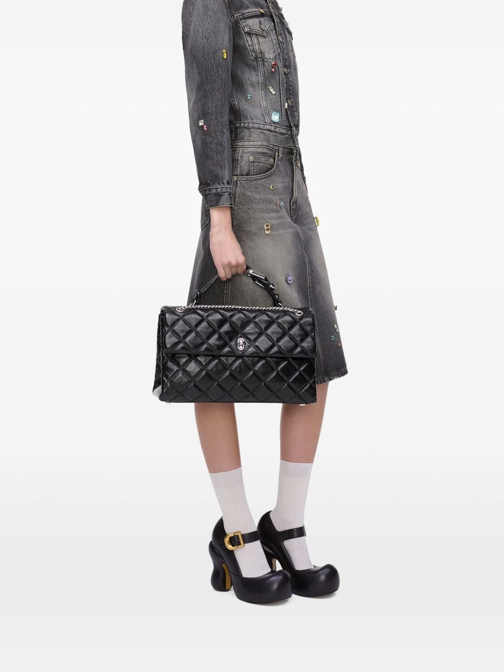 The XL Quilted Dual shoulder bag - 2