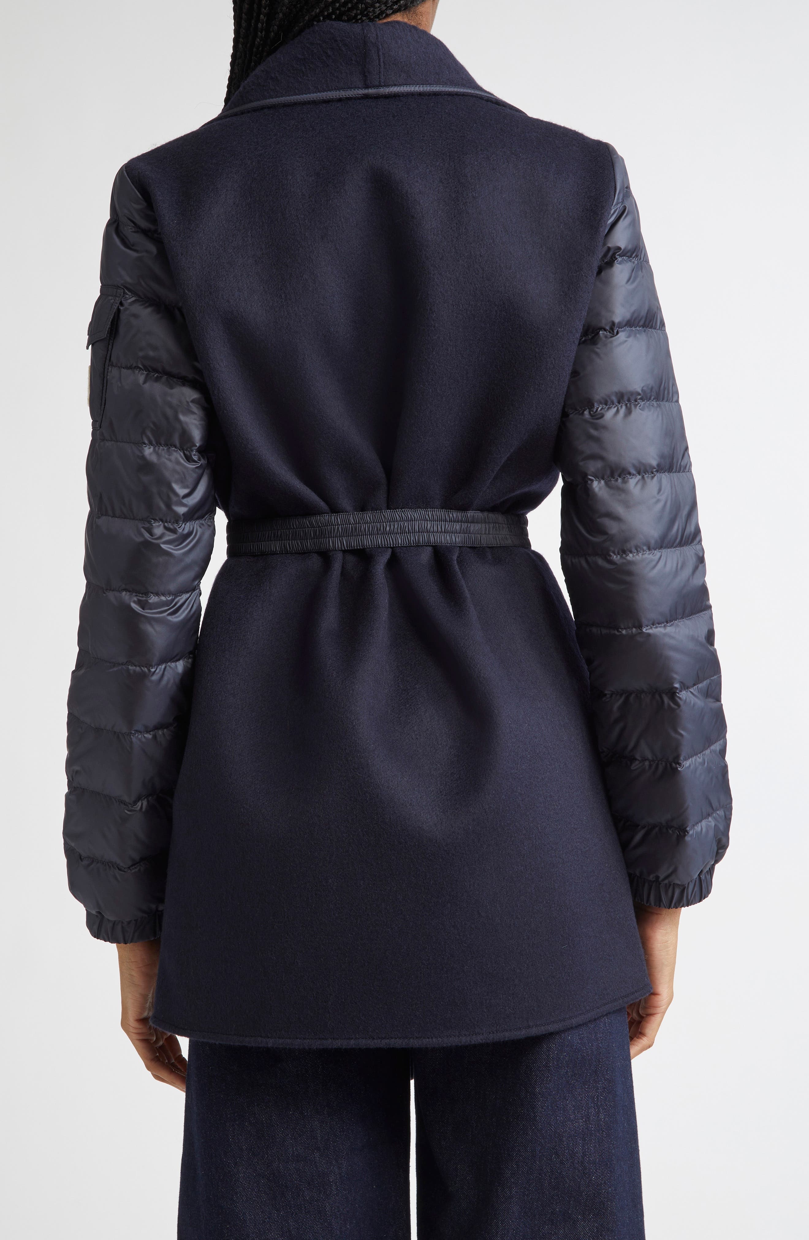 Moncler Archivio DNA Cape Jacket in Blue at Nordstrom - 2