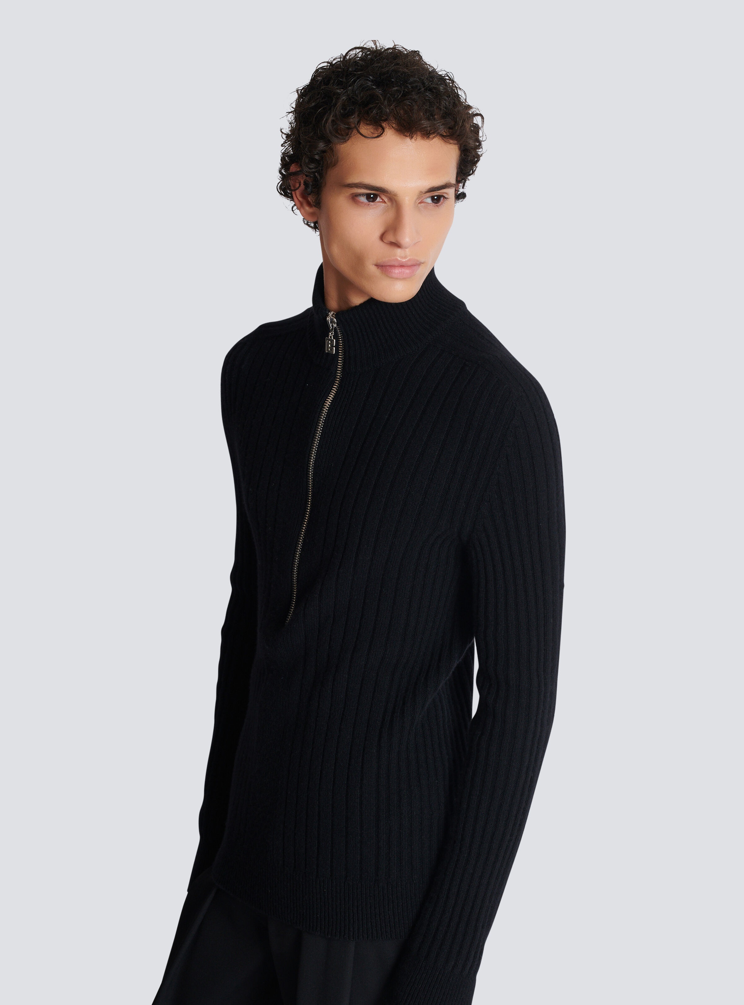 Eco-cashmere high-neck jumper - 6