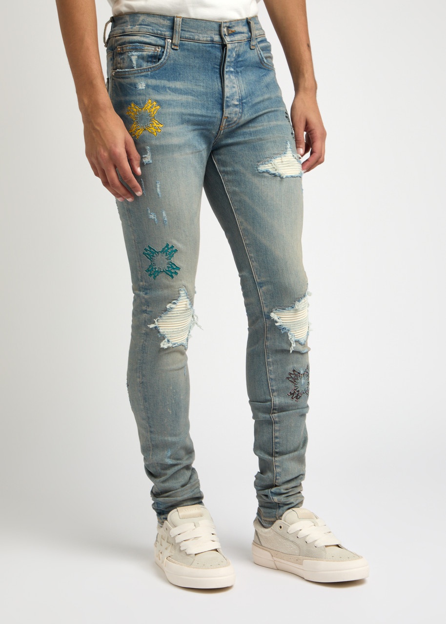 Amiri MA Quad MX1 Distressed Skinny Jeans - 2