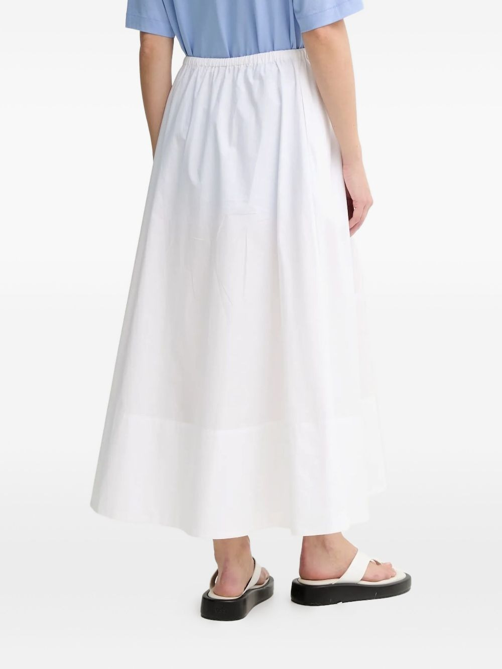 Pheobes elastic-waistband midi skirt - 2