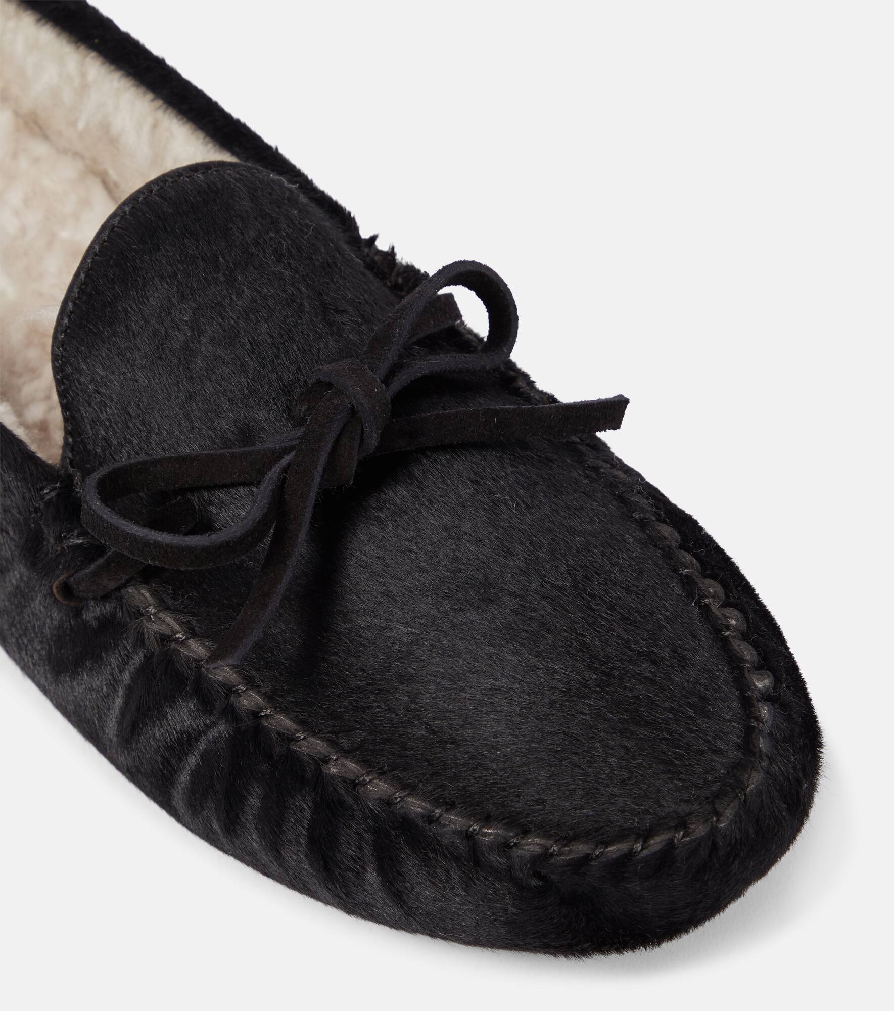 Lucca calf hair moccasins - 6