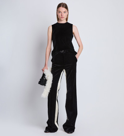 Proenza Schouler Marie Tuxedo Pant in Velvet Suiting outlook