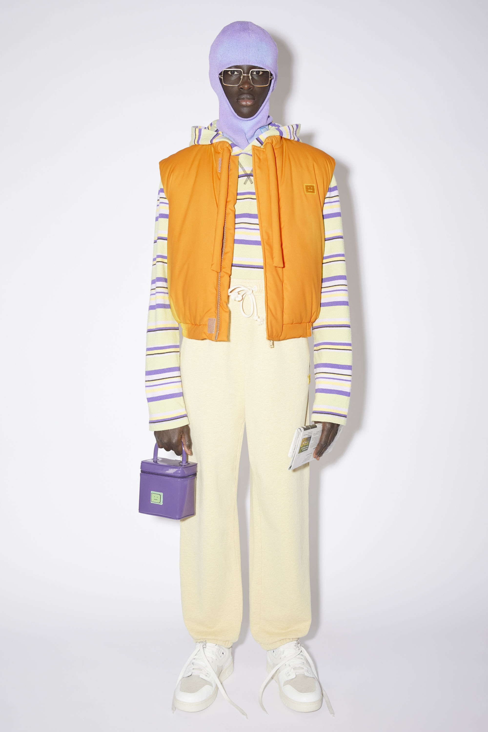 Heat reactive gilet jacket - Orange/yellow - 2