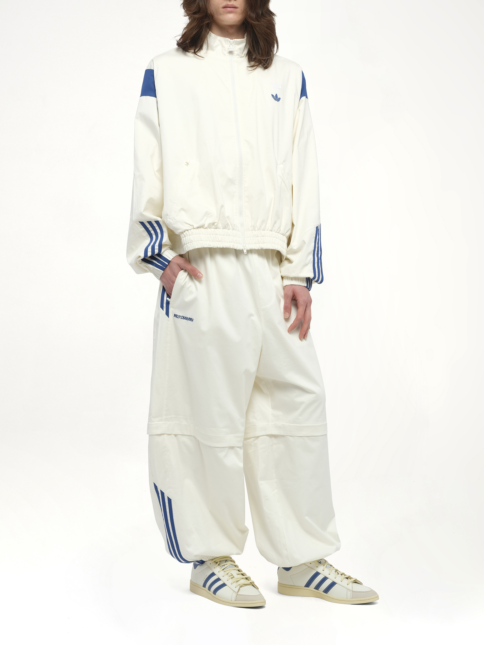 Adidas X Chavarria Poplin Track Top in Off White - 4
