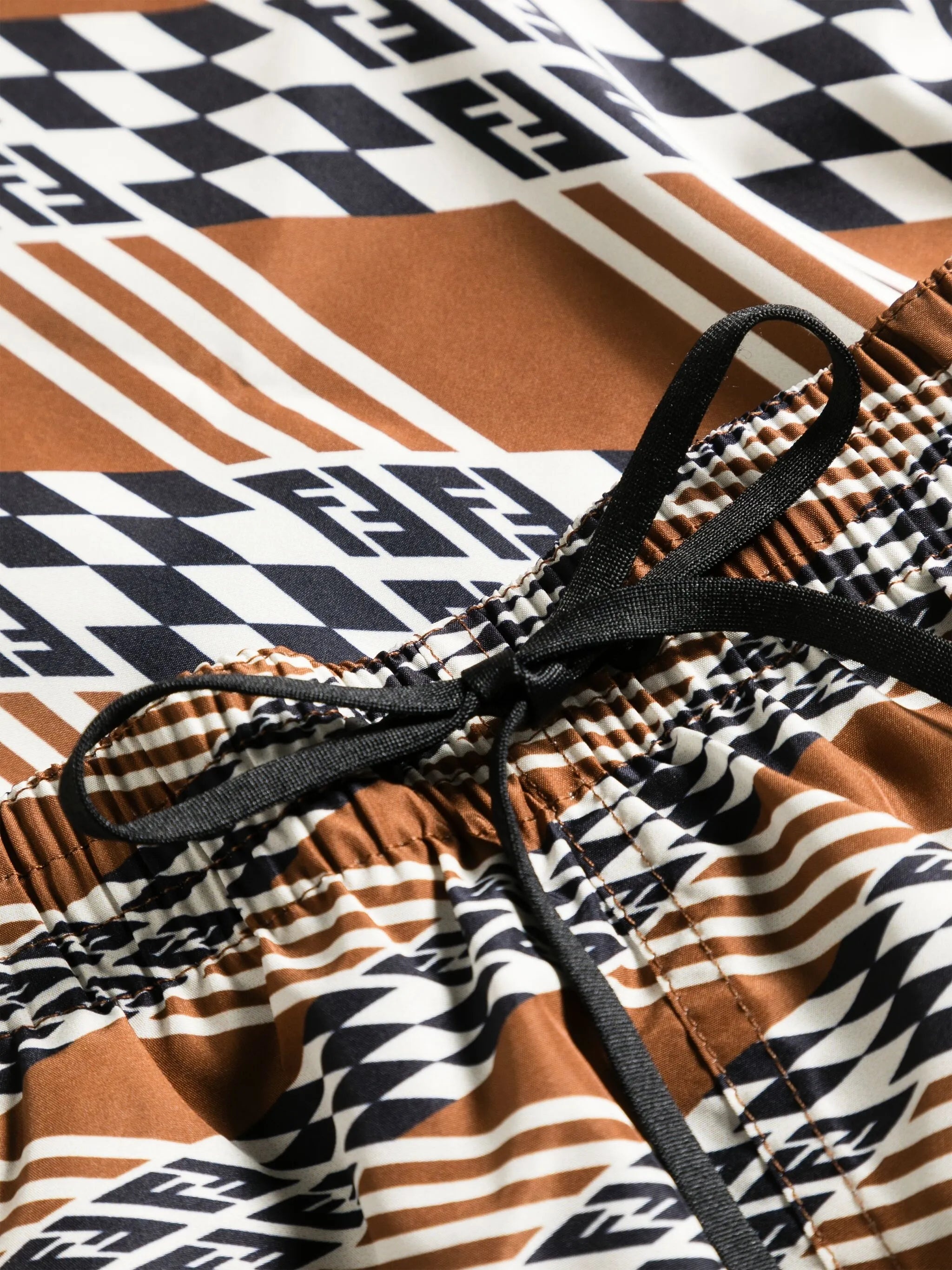 Geometric-print Swim Shorts - 2
